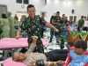Peringati HUT TNI, Kodim 0604 dan Polres Karawang Kumpulkan Stok Darah PMI HUT TNI ke-80, Ratusan Personel TNI-Polri Karawang Ikut Donor Darah. (BukmerNews.ID)
